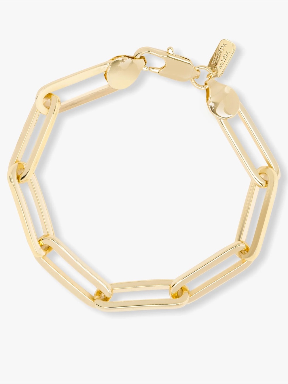 Melinda Maria Gold Link Chain Bracelet